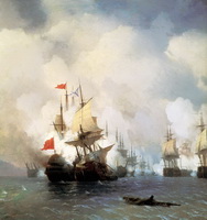 Бой в Хиосском проливе 24 июня 1770 года (1848 г.)