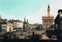 Площадь Синьории во Флоренции (Б. Беллотто)