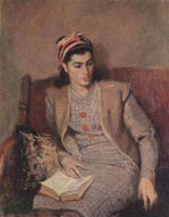 Портрет жены художника (В.М. Орешников)