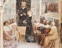 Фреска “Мазолино“ в церкви Сан-Клементе, 1425 год, Рим