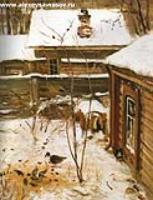 Дворик. Зима. 1870-е