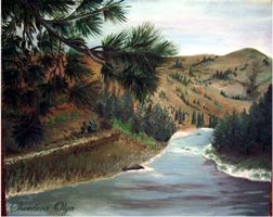 Картина Река